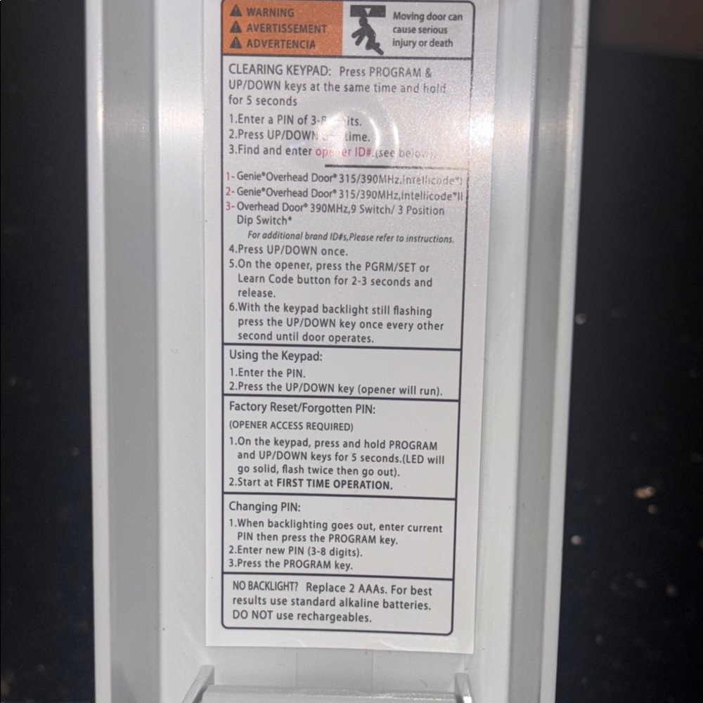 Wireless Keypad Entry System - NEW! - Picture 8 of 13